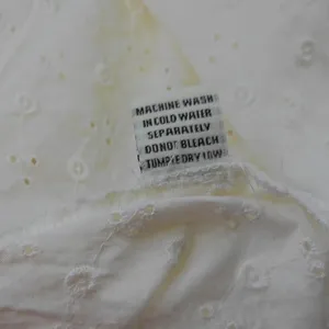 Sim & Sam Ivory Eyelet Smocked Tiered Midi Dress L NWT‎ Cottagecore Prairie Boho thumbnail 9