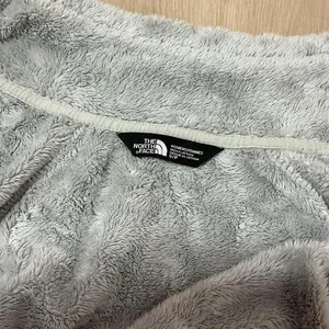 The North Face Osito Hybrid Full Zip Fleece Jacket Womens Small Gray Mock Neck thumbnail 6