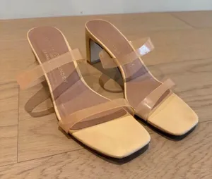 Chinese Laundry Clear Strap Sandals thumbnail 1