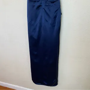 HOUSE OF CB 'Roxanne' Navy blue Thigh Slit Maxi Dress NWOT size M‎ thumbnail 13