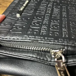 Steve Madden Black Faux Leather Crossbody Bag Purse Handbag Pocketbook W/Chain thumbnail 10