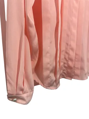 Christian Dior Vintage Pink Secretary Pleated Blouse thumbnail 2
