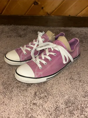 Converse Chuck Taylor all star low top Orchid purple sneakers thumbnail 2