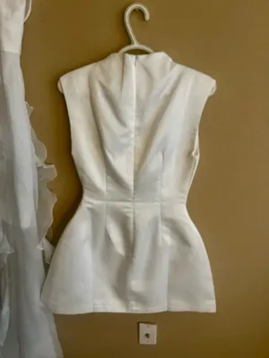 Odd Muse London satin straight neck mini dress thumbnail 3