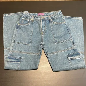 Edikted Jaimie Cargo Jeans Y2K 2000s Grunge thumbnail 6