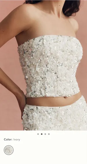Anthropologie Mare Mare sequin matching set  thumbnail 2