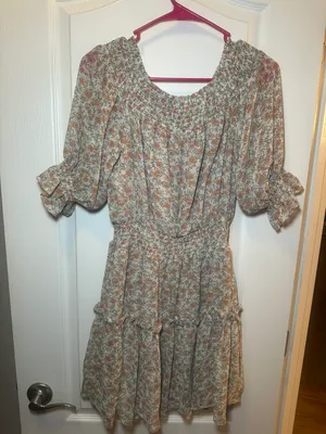 Boutique Floral Dress Multi thumbnail 3