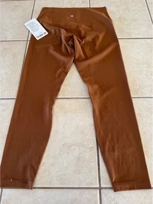 Lululemon Align High Rise 25” Copper Brown Size 10 NWT thumbnail 2