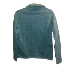 ✨Patagonia Women's Better Sz Medium Sweater 1/4 Zip Fleece Berlin Blue✨ thumbnail 2