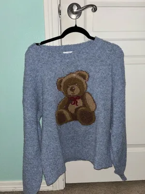 Bear Fuzzy Sweater thumbnail 1