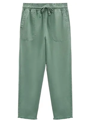 Zara sage green cropped hoodie and sweatpants set thumbnail 3