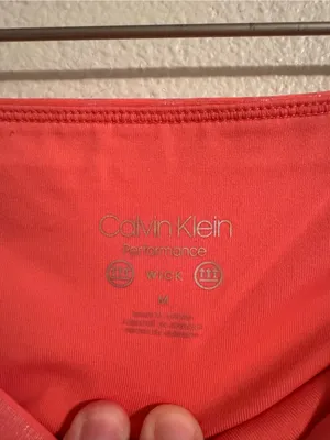 Calvin Klein Coral Logo-Print High-Rise Bike Shorts thumbnail 2