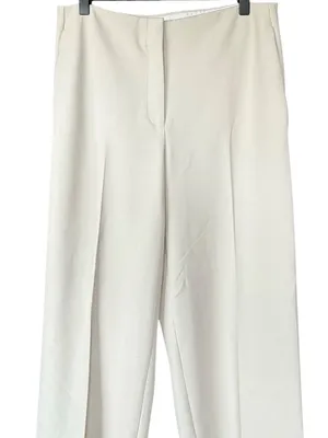 Aritzia Babaton Agency Cream Beige Pants Sz 8 thumbnail 3