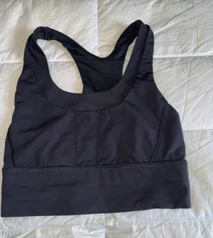 lululemon athletica Black Racerback Sports Bra thumbnail 1