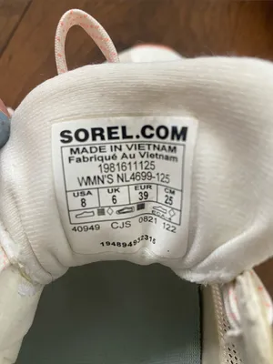 Sorel Kinetic RNEGD Float Sneakers Chalk Eraser Pink Women’s Size 8 thumbnail 7