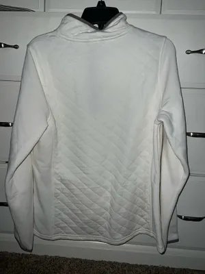 White quarter zip Size L thumbnail 2
