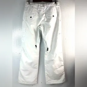 b360 S Athletic Women's White Ski Snow Pants thumbnail 2