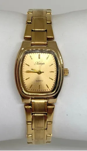 XIVIYA Women's gold tone women’s watch 22mm quartz analog up to 7.5” running thumbnail 1