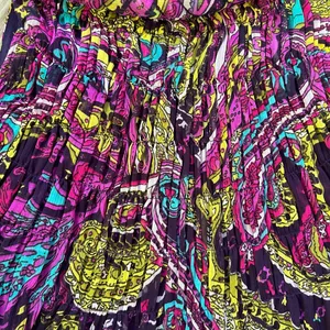 One World Women's Colorful Rope Neck Sleeveless Shift Dress Size L. NEW thumbnail 7