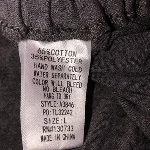 Umgee size large grey cinched cozy jersey top thumbnail 3