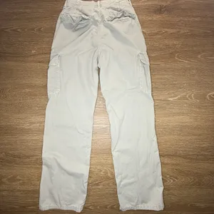 Zara Cargo Pants Womens Size 4 Beige Utility Straight Leg Casual Cotton thumbnail 6