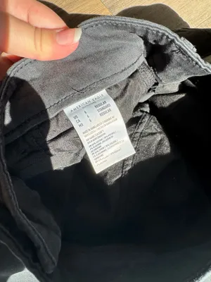 American Eagle Black Chinos/Cargos  thumbnail 4