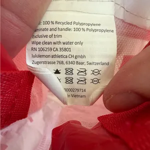 lululemon athletica Vibrant Red Tote thumbnail 5