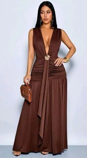Women’s elegant bodycon maxi dress  thumbnail 1