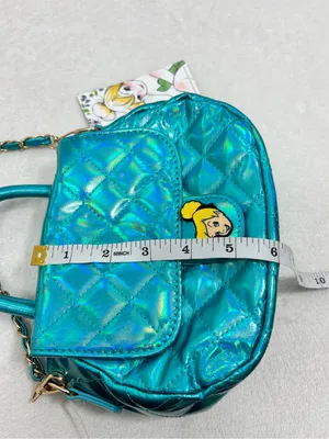 Disney Tinkerbell Character Handbag Quilted Mini Crossbody Bag NEW thumbnail 6