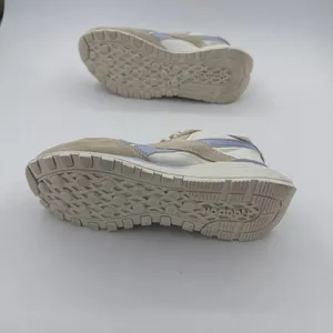 Reebok Classic Nylon Women's Sneaker Running Shoe Athletic Cream & Purple thumbnail 5