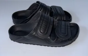 Birkenstock Black Men's Dual-Strap Slide Sandals thumbnail 1