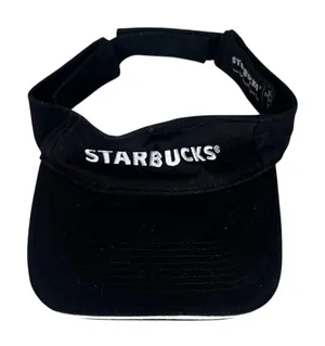 Starbucks Crew Member Black Visor thumbnail 1
