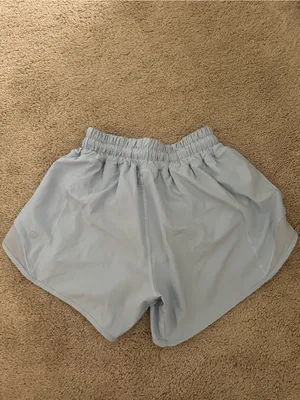 lululemon athletica Light Blue Women's Run Shorts thumbnail 2