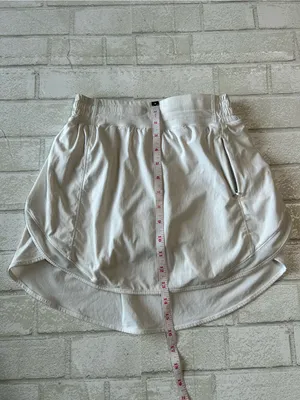 Lululemon Hotty Hot Skirt Women’s White size 4 thumbnail 5
