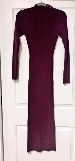 Lulus turtleneck maxi sweater dress thumbnail 1