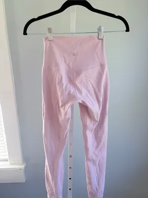 Lululemon Align High-Rise Light Pink Leggings Sz 2 thumbnail 3