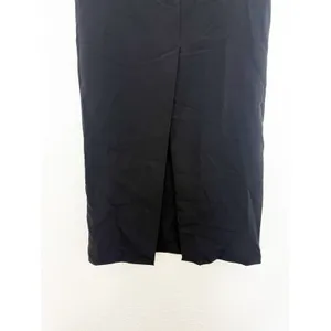 Zara Tuxedo Pencil Skirt Medium Black Satin Cumber-bun Cocktail Office Siren thumbnail 10