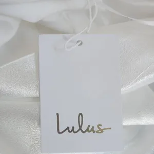 Lulus White Satin Wedding Dress with Pearl Straps NWT Size XS thumbnail 10