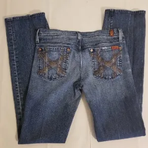 Classic Blue Denim Jeans thumbnail 5