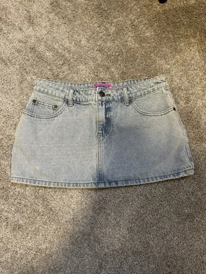 Edikted vintage wash mini skirt thumbnail 2