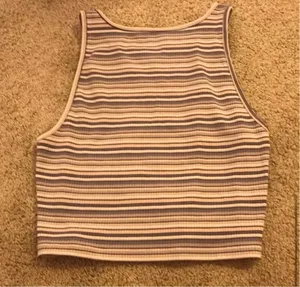 American Eagle Outfitters Striped Crop Top thumbnail 5