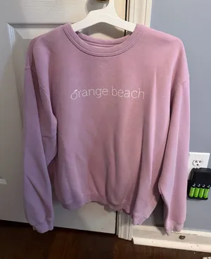 Austin's Inc Purple orange beach crewneck thumbnail 1