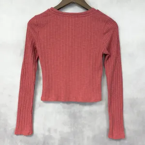 Forever 21 Women Crop Cardigan Size Medium‎ Y2K Coquette Clean Girl Femme Retro thumbnail 4