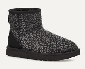 Ugg Classic Mini Snow Leopard Black 7 thumbnail 1