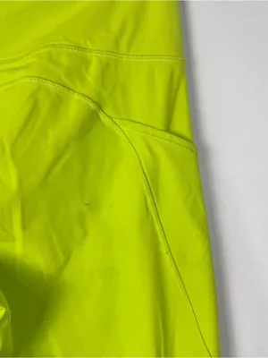 CRZ Yoga Lime Green Side Pocket Athletic Leggings M thumbnail 4