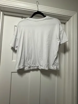 90 Degrees by Reflex Classic White Boxy Tee - Crew Neck thumbnail 3
