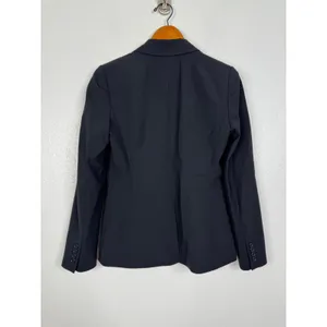 J.Crew Parke Blazer Womens 2 Black Italian Stretch Wool‎ Single Button B5231 thumbnail 2