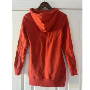Free People Vintage Y2K Butterfly Graphic Henley Hoodie Longline Tunic Small thumbnail 2