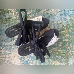 Y2K Té Casan G’auluce Seldi limited edition polka dot espadrilles, size EU 37 thumbnail 2