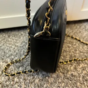 Daniella Bag Vintage Black Vegan Leather‎ Quilted Crossbody Chain Purse thumbnail 8
